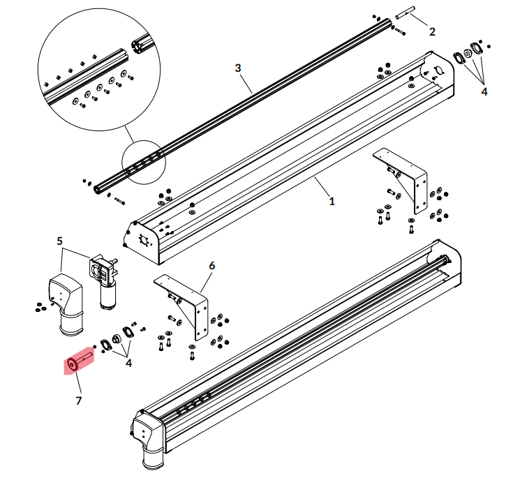 1117093 Shur-Co (OEM) Sprocket Weldment - 3-3/4- Arm-Matic™ Complete Housing